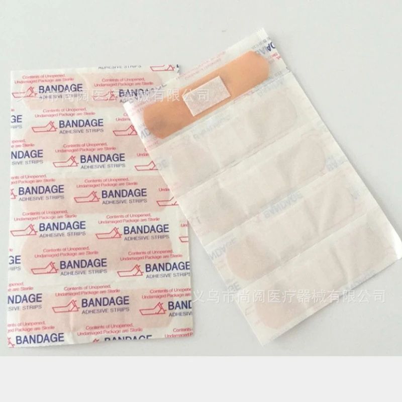 100Pcs PE Disposable Waterproof Adhesive Bandage First Aid Kit Breathabl Medical Hemostatic Stickers Kids Children Adult Use
100Pcs PE Disposable Waterproof Adhesive Bandage First Aid Kit Breathabl Medical Hemostatic Stickers Kids Children Adult Use