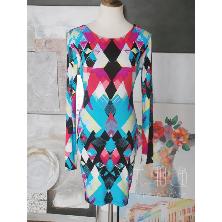 YUNINYOYO Beautiful Colourful Art Geometry Pop Printed Red Zipper Dress with U-bare back~women comfortable Long sleeves dress
YUNINYOYO Beautiful Colourful Art Geometry Pop Printed Red Zipper Dress with U-bare back~women comfortable Long sleeves dress