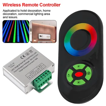 1PCS 5 Keys RF Touch Panel Wireless Remote Controller For RGB LED Strip Light LED Modules DC 12V/24V
1PCS 5 Keys RF Touch Panel Wireless Remote Controller For RGB LED Strip Light LED Modules DC 12V/24V
