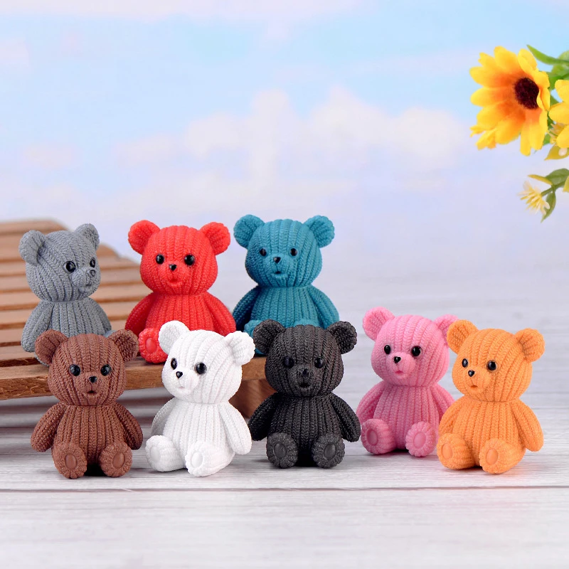 40Pcs/Lot Cute Plastic Teddy Bear Crafts Ornaments Miniature Fairy Easter Animal Garden Figurines Decoration Accessories
40Pcs/Lot Cute Plastic Teddy Bear Crafts Ornaments Miniature Fairy Easter Animal Garden Figurines Decoration Accessories