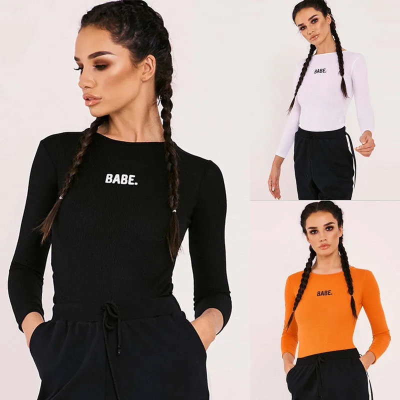 Womens Jumpsuits Long Sleeve Bodysuits Playsuits Jumpsuit Bodysuit Stretch Leotard Tops T Shirts
Womens Jumpsuits Long Sleeve Bodysuits Playsuits Jumpsuit Bodysuit Stretch Leotard Tops T Shirts