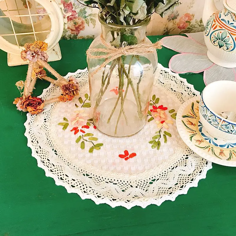 Table Decoration Accessories 3pcs/set Table Napkin Cotton Polyester Blending Placemats for Table Embroidered Flowers Table Mat
Table Decoration Accessories 3pcs/set Table Napkin Cotton Polyester Blending Placemats for Table Embroidered Flowers Table Mat