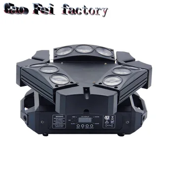 9 Eyes LED Spider Adj Light With Endless Rotating Stage Light DMX moving head light
9 Eyes LED Spider Adj Light With Endless Rotating Stage Light DMX moving head light