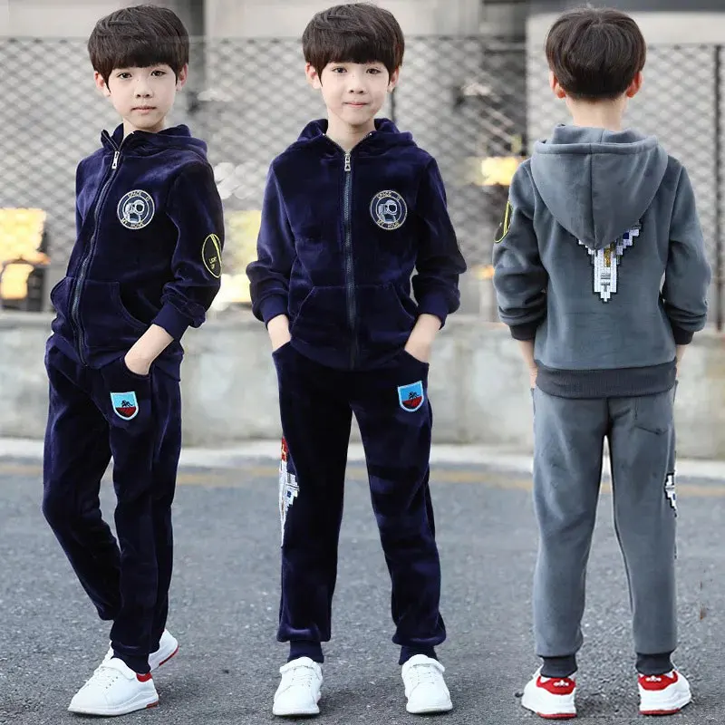 Winter Baby Boy Clothes Plus Velvet Thickening Children's Sweatshirts Set Pure Color Hoodies For Boys Hoodies Kids Free Shipping
Winter Baby Boy Clothes Plus Velvet Thickening Children's Sweatshirts Set Pure Color Hoodies For Boys Hoodies Kids Free Shipping