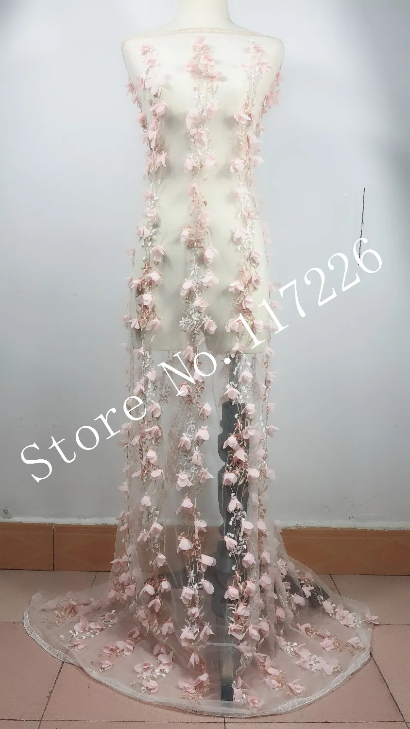 Light peach 3d flower French Net Lace Fabric with good quality embroidered Tulle Fabric with flower
Light peach 3d flower French Net Lace Fabric with good quality embroidered Tulle Fabric with flower