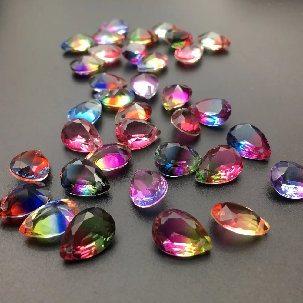 10*14mm Perforated Droplets Tourmaline Beads Loose Diamond Gradient Crystal Diamond DIY Handmade Jewelry Pendant Accessories
10*14mm Perforated Droplets Tourmaline Beads Loose Diamond Gradient Crystal Diamond DIY Handmade Jewelry Pendant Accessories