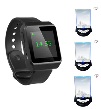 Free shipping! Restaurant table call system,3 lampion table card button, 1 color screen watch display, waiter call bell system
Free shipping! Restaurant table call system,3 lampion table card button, 1 color screen watch display, waiter call bell system