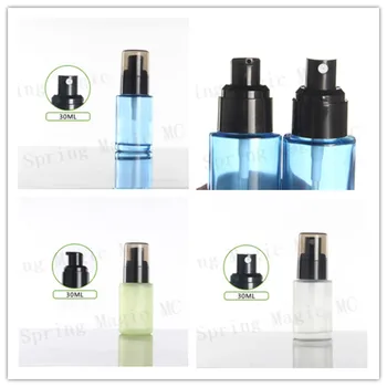 30ML Blue/Green/Frosted Glass Bottle with Clear Black Lid,1oz Portable Skin Care Container For Sprayer Perfume/Foundation Vials
30ML Blue/Green/Frosted Glass Bottle with Clear Black Lid,1oz Portable Skin Care Container For Sprayer Perfume/Foundation Vials