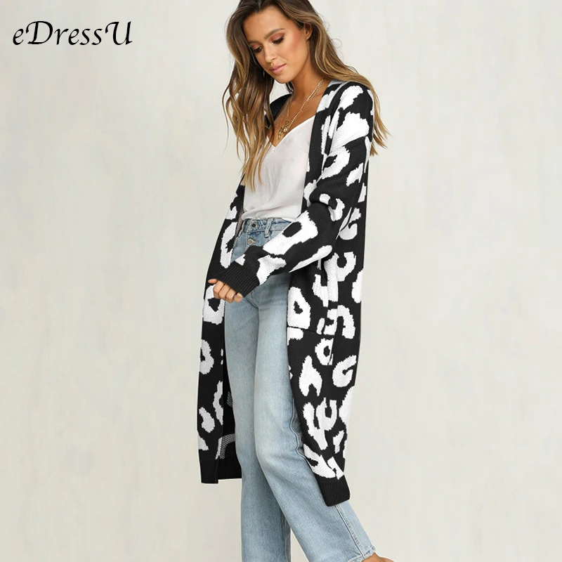 13 Colors Women Sweater Long Leopard Cardigans Black Print Autumn Knitted Jacket Female Winter Outwear Coat Casual SJ-VD3031
13 Colors Women Sweater Long Leopard Cardigans Black Print Autumn Knitted Jacket Female Winter Outwear Coat Casual SJ-VD3031