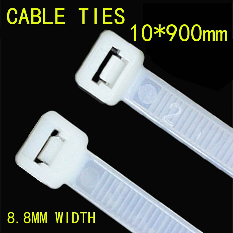 10*900mm National Standard Latching Nylon Cable Tie Fixed Plastic Tie Tape Computer Binding 100pcs/lot
10*900mm National Standard Latching Nylon Cable Tie Fixed Plastic Tie Tape Computer Binding 100pcs/lot