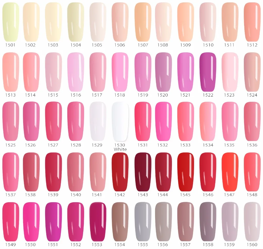 180 Solid Colors Nail Art Designs VENALISA <font><b>2019</b></font> Hot Sale Soak Off Paint Gel UV LED Ink Color Paint Gel Nail Varnish Gel Lacquer 1501-1560