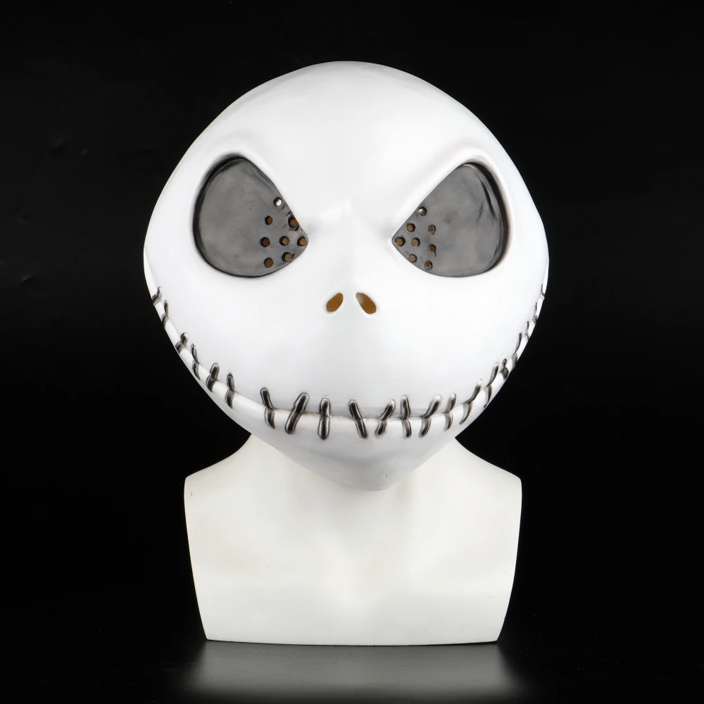 New The Nightmare Before Christmas Jack Skellington White Latex Mask Movie Cosplay Props Halloween Party Mischievous Horror Mask
New The Nightmare Before Christmas Jack Skellington White Latex Mask Movie Cosplay Props Halloween Party Mischievous Horror Mask
