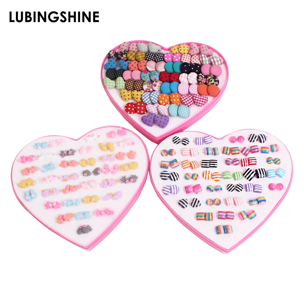 36Pairs/set Mix Style Mini Handmade Heart Stud Earrings Set Cute Acrylic Earrings For Girls Child With Heart Box Brincos Jewelry
36Pairs/set Mix Style Mini Handmade Heart Stud Earrings Set Cute Acrylic Earrings For Girls Child With Heart Box Brincos Jewelry