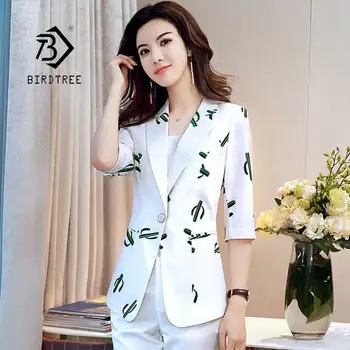 2019 Women's Print Flower Cactus Short Top Blazer Jacket Single Button Casual Style Female Slim Coat Lady Hot Sales C96123Z
2019 Women's Print Flower Cactus Short Top Blazer Jacket Single Button Casual Style Female Slim Coat Lady Hot Sales C96123Z