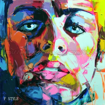 Multicolor Francoise Nielly Portraits Abstract Handmade Oil Painting abstract art huge wall painting bed room background
Multicolor Francoise Nielly Portraits Abstract Handmade Oil Painting abstract art huge wall painting bed room background