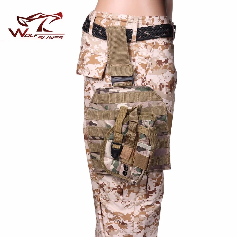 Wolfslaves Tactical Component MOLLE Drop Leg PB 075 Pistol Holster with Magazine Pouch Outdoor Hunting Accessories BK/MC/TAN
Wolfslaves Tactical Component MOLLE Drop Leg PB 075 Pistol Holster with Magazine Pouch Outdoor Hunting Accessories BK/MC/TAN
