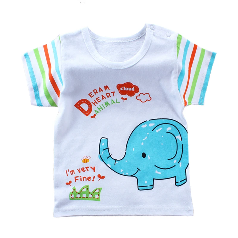 Summer Cartoon Baby T-Shirts Short Sleeve Kids Boys Girls T Shirt Baby Clothing Tops Tshirt Roupas Infantis Menino
Summer Cartoon Baby T-Shirts Short Sleeve Kids Boys Girls T Shirt Baby Clothing Tops Tshirt Roupas Infantis Menino