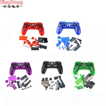 TingDong Clear Full Housing Controller Shell Case Cover Mod Kit buttons For Dualshock 4 PS4 Old version JDM-001 Replacement
TingDong Clear Full Housing Controller Shell Case Cover Mod Kit buttons For Dualshock 4 PS4 Old version JDM-001 Replacement