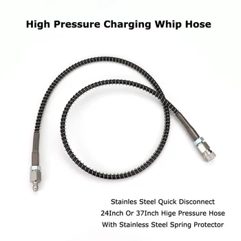New Paintball Air Gun Airsoft PCP Charging Hose 24 / 37 Inch High Pressure 63Mpa/9000PSI Remote Fill Whip Hose Extension
New Paintball Air Gun Airsoft PCP Charging Hose 24 / 37 Inch High Pressure 63Mpa/9000PSI Remote Fill Whip Hose Extension