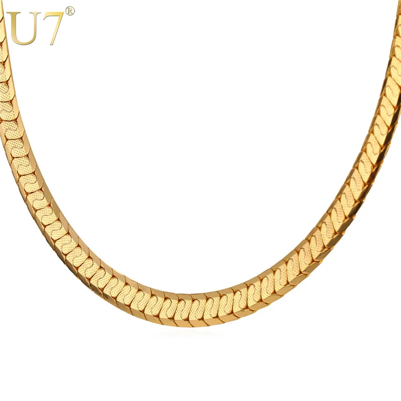 U7 Gold Color Scale Link Chain Men Jewelry Trendy Hip Hop Punk Rock Nugget Men Necklace Wholesale N494
U7 Gold Color Scale Link Chain Men Jewelry Trendy Hip Hop Punk Rock Nugget Men Necklace Wholesale N494