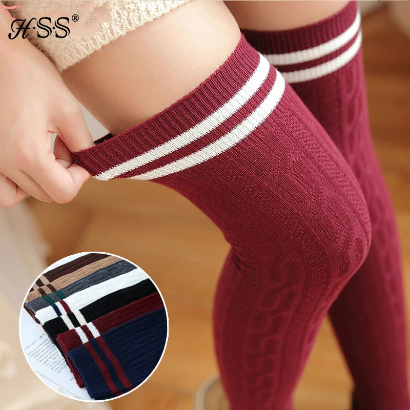 HSS Brand Autumn new vertical striped hemp socks Cotton was thin knee socks Girl college heap piles of socks
HSS Brand Autumn new vertical striped hemp socks Cotton was thin knee socks Girl college heap piles of socks