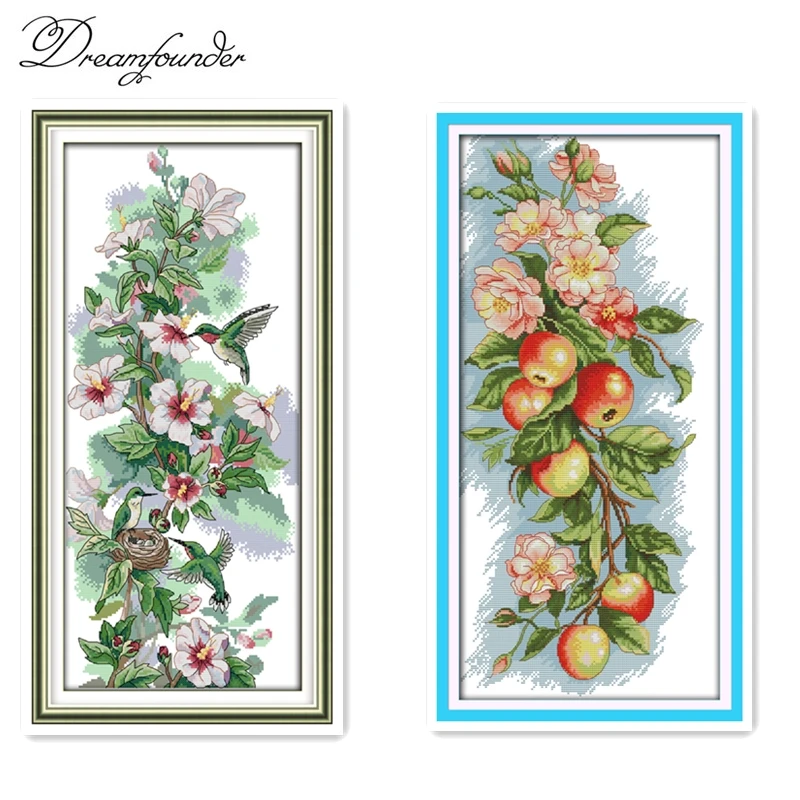Flowers fruit cross stitch kit count printed 18ct 14ct 11 cotton thread embroidery DIY handmade needlework multi pictures
Flowers fruit cross stitch kit count printed 18ct 14ct 11 cotton thread embroidery DIY handmade needlework multi pictures