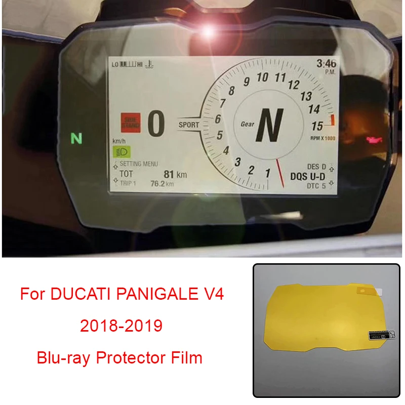 Motorcycle Cluster Scratch Protection Film Screen Protector Speedometer Protection For Ducati Panigale V4 2018 2019
Motorcycle Cluster Scratch Protection Film Screen Protector Speedometer Protection For Ducati Panigale V4 2018 2019
