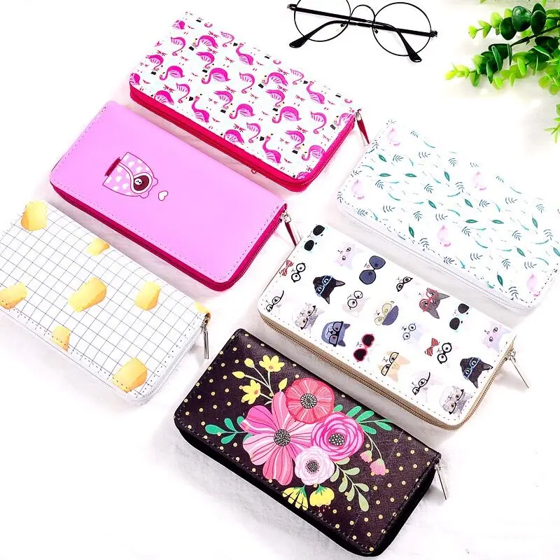 Animal Cat Dog Flamingo Printed Long Wallets Flower Female Wallet Phone Coin Card Pocket Best quality Purse Fashion Women Clutch
Animal Cat Dog Flamingo Printed Long Wallets Flower Female Wallet Phone Coin Card Pocket Best quality Purse Fashion Women Clutch