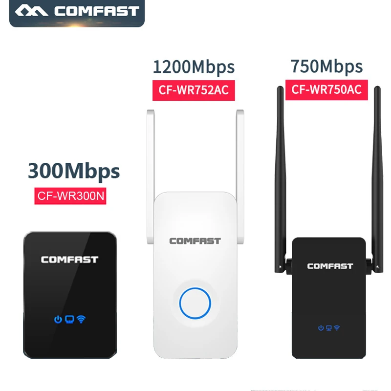 Wireless Repeater Dual Band Comfast 150Mbps-1200mbps wifi repeater router wifi siginal Range Expander wifi router
Wireless Repeater Dual Band Comfast 150Mbps-1200mbps wifi repeater router wifi siginal Range Expander wifi router