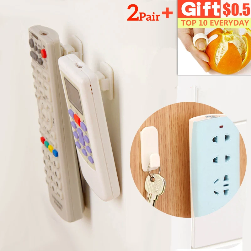 2Set(4pcs) Storage Stand Self Adhesive Plastic Hooks Key Remote Holder Wall Mounted Shelves Strong Organizer Holder
2Set(4pcs) Storage Stand Self Adhesive Plastic Hooks Key Remote Holder Wall Mounted Shelves Strong Organizer Holder