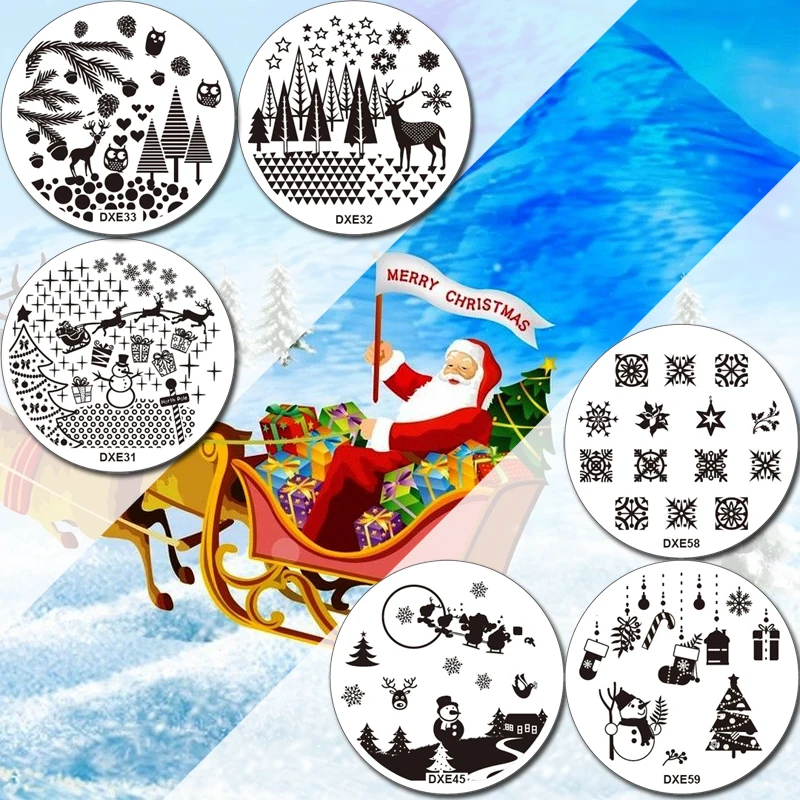 1pcs New Christmas XMAS Theme Nail Art Stamp Template Image Plate Nail Stamping Plates Nails DIY Tool Set Merry Christmas
1pcs New Christmas XMAS Theme Nail Art Stamp Template Image Plate Nail Stamping Plates Nails DIY Tool Set Merry Christmas