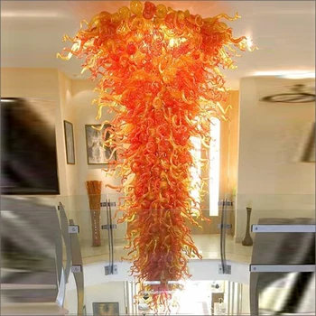 Italian Designer Glass Pendant Light European Chihuly Style Hand Blown Glass Modern LED Chandeliers
Italian Designer Glass Pendant Light European Chihuly Style Hand Blown Glass Modern LED Chandeliers
