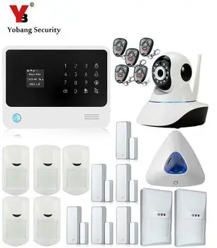 YobangSecurity G90B GPRS WIFI Wireless Auto Dial Home Security Alarm System APP Control PIR Detector Pet Immune IP Camera Alarm
YobangSecurity G90B GPRS WIFI Wireless Auto Dial Home Security Alarm System APP Control PIR Detector Pet Immune IP Camera Alarm