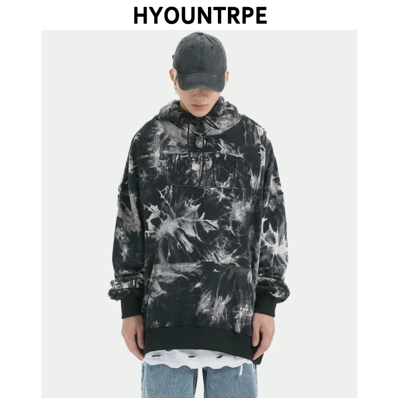 Fashion Tie-dyed Pullovers Hooded Coats 2019 Autumn New Letter Embroidery Streetwear Hip Hop Loose Pullovers Autumn Mens Hoodies
Fashion Tie-dyed Pullovers Hooded Coats 2019 Autumn New Letter Embroidery Streetwear Hip Hop Loose Pullovers Autumn Mens Hoodies