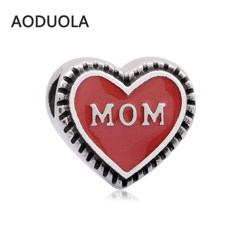 2Pcs Lot Stainless Steel Heart shape with MOM Spacer Beads DIY Big Hole Bead for Jewelry Making Fit For Pandora Bracelet
2Pcs Lot Stainless Steel Heart shape with MOM Spacer Beads DIY Big Hole Bead for Jewelry Making Fit For Pandora Bracelet