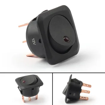 Areyourshop 4PCS SCI 24mm 12V LED Round Rocker Switch ON/OFF Green for Car Van Dash Boat Green Red Wholesale Switches
Areyourshop 4PCS SCI 24mm 12V LED Round Rocker Switch ON/OFF Green for Car Van Dash Boat Green Red Wholesale Switches