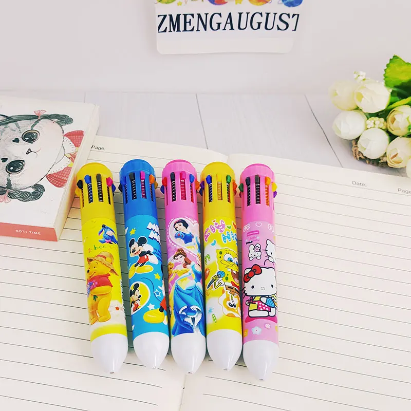 1 pcs Cute Animated cartoon 10 color Ballpoint Pen For Writing School Supplies Office Accessories Stationary Kids Student Gift
1 pcs Cute Animated cartoon 10 color Ballpoint Pen For Writing School Supplies Office Accessories Stationary Kids Student Gift