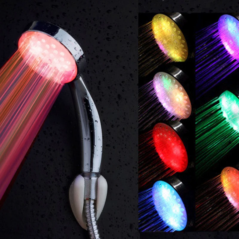 High Quality Colorful Glow Discharge Water Saving Type Adjustable Shower Head Rain Chrome Shower Head Bathroom
High Quality Colorful Glow Discharge Water Saving Type Adjustable Shower Head Rain Chrome Shower Head Bathroom