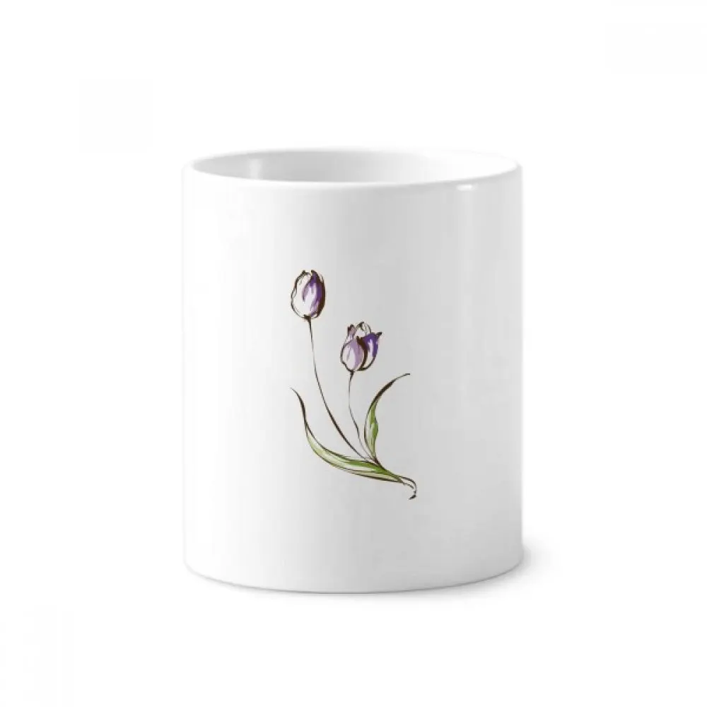 Purple Flower Plant Tulip Greenery Toothbrush Pen Holder Mug White Ceramic Cup 12oz
Purple Flower Plant Tulip Greenery Toothbrush Pen Holder Mug White Ceramic Cup 12oz