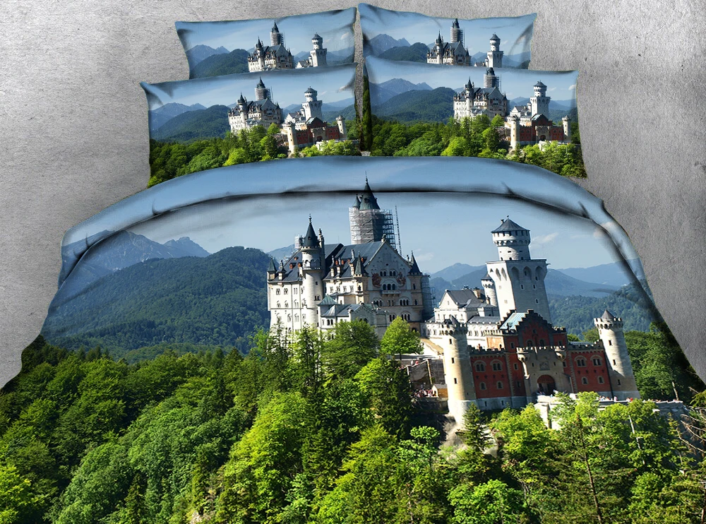 High-rise building on the hilltop 3d effect photo bed linen can be customized photo pattern
High-rise building on the hilltop 3d effect photo bed linen can be customized photo pattern