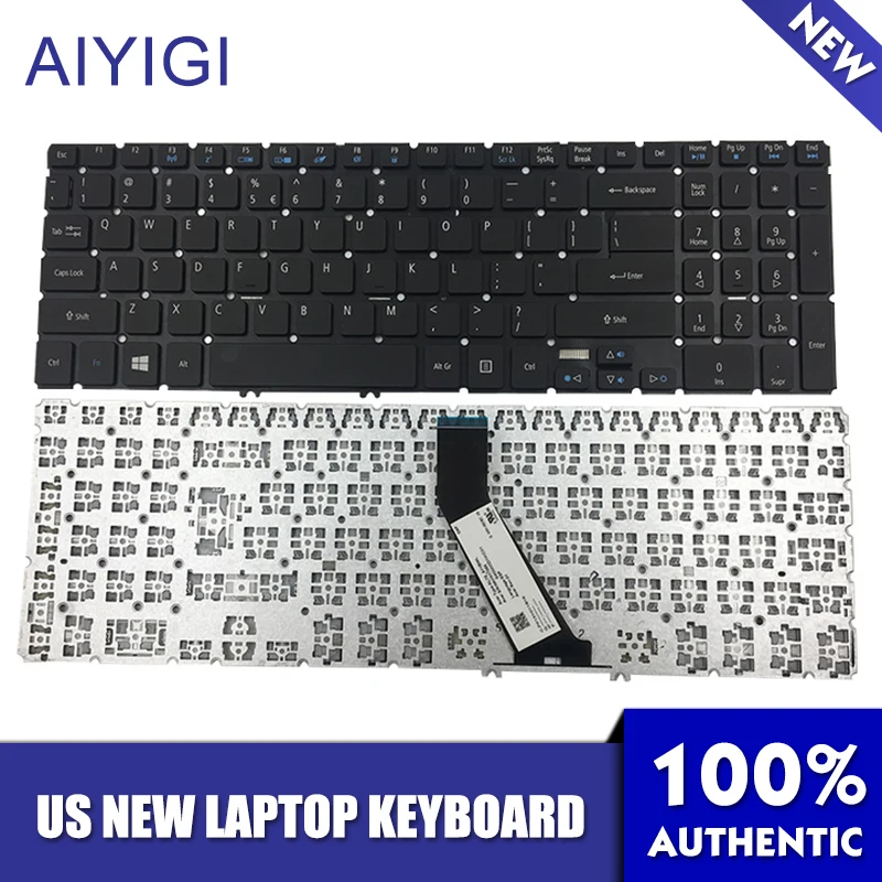 AIYIGI New US Laptop Keyboard For Acer V5-552 V5-552G V5-552P V5-572 V5-572G V5-572P V5-573 V5-573G V5-573P V7-581 Black Colour
AIYIGI New US Laptop Keyboard For Acer V5-552 V5-552G V5-552P V5-572 V5-572G V5-572P V5-573 V5-573G V5-573P V7-581 Black Colour