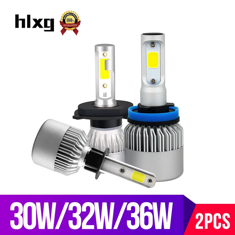 hlxg 2PCS H4 LED H7 H11 H8 HB4 HB3 9005 H1 Car Lights 36W 32W 30W 8000LM Car Accessories 6500K 12V led Automobiles & Motorcycles
hlxg 2PCS H4 LED H7 H11 H8 HB4 HB3 9005 H1 Car Lights 36W 32W 30W 8000LM Car Accessories 6500K 12V led Automobiles & Motorcycles