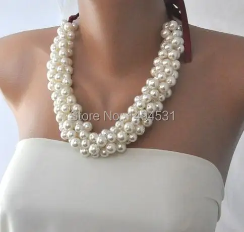 Wholesale Pearl Jewelry Handmade Wedding Pearl Necklace Brides Bridesmaids Gifts Special Occasion - XZN147
Wholesale Pearl Jewelry Handmade Wedding Pearl Necklace Brides Bridesmaids Gifts Special Occasion - XZN147