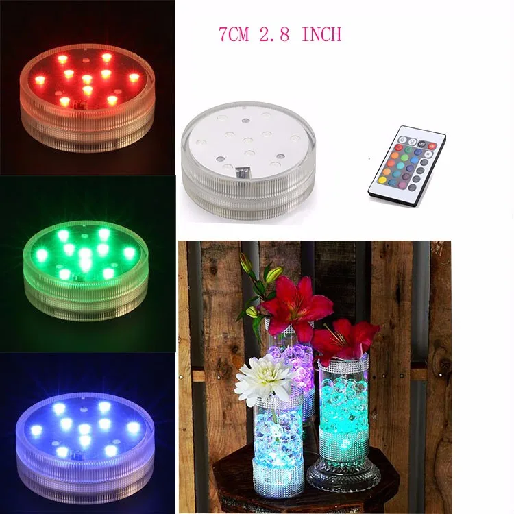 Fast Shipping Multi Color Submersible 10LED Light Waterproof Party Lamp Underwater Wireless Remote Control Colorful Led Light
Fast Shipping Multi Color Submersible 10LED Light Waterproof Party Lamp Underwater Wireless Remote Control Colorful Led Light