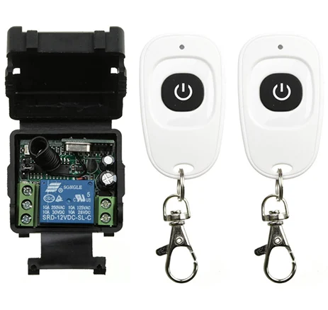 DC12V 24V 1CH Mini Wireless RF Remote Control Light Switch 10A Relay Output Radio Receiver Module+Transmitter Garage Doors/lamp
DC12V 24V 1CH Mini Wireless RF Remote Control Light Switch 10A Relay Output Radio Receiver Module+Transmitter Garage Doors/lamp