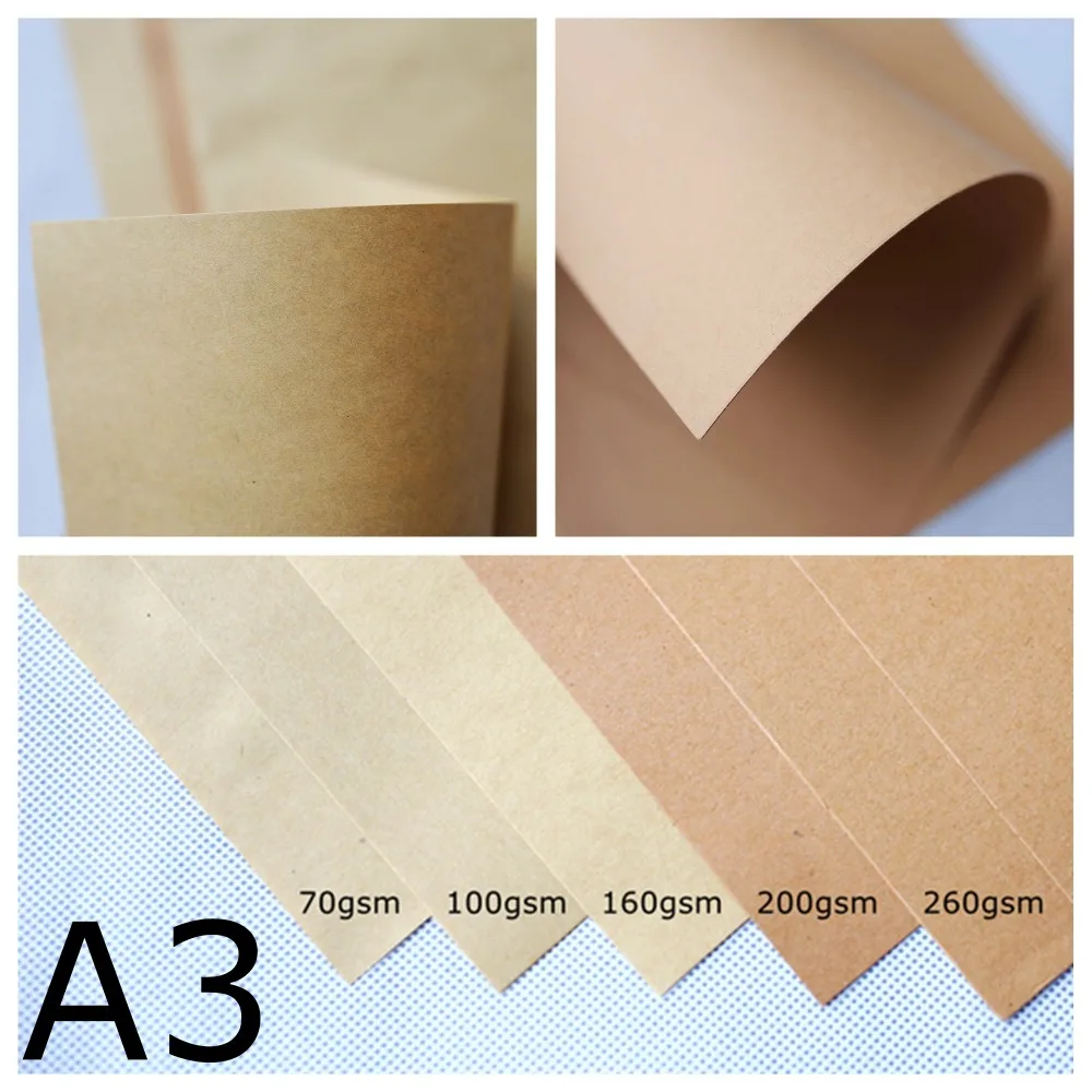 A3 Kraft Paper DIY Handmake Card Making Craft Paper DIY Thick Paperboard Cardboard 70-260gsm 20pcs High Quality
A3 Kraft Paper DIY Handmake Card Making Craft Paper DIY Thick Paperboard Cardboard 70-260gsm 20pcs High Quality