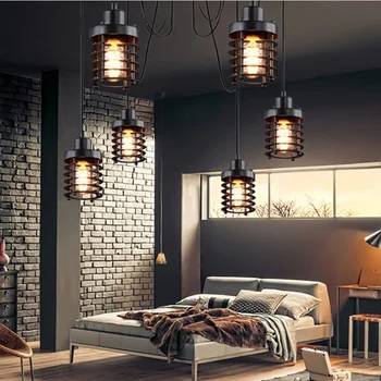Vintage Light Loft Industrial Decor Warehouse Ring Pendant Light American Lamps For Restaurant/Bedroom Home Decoration E27
Vintage Light Loft Industrial Decor Warehouse Ring Pendant Light American Lamps For Restaurant/Bedroom Home Decoration E27