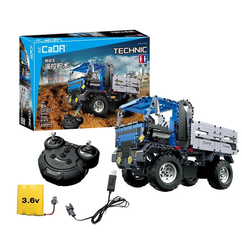 2in1 Technic Series RC Remote Control Dump Truck Building Block toy Compatible with Legoingly
2in1 Technic Series RC Remote Control Dump Truck Building Block toy Compatible with Legoingly