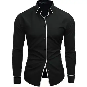 Men spring autumn Fashion Casual Long Sleeved brand shirt Male Social Business Soft Comfortable Dress Shirt Slim Fit Clothing
Men spring autumn Fashion Casual Long Sleeved brand shirt Male Social Business Soft Comfortable Dress Shirt Slim Fit Clothing