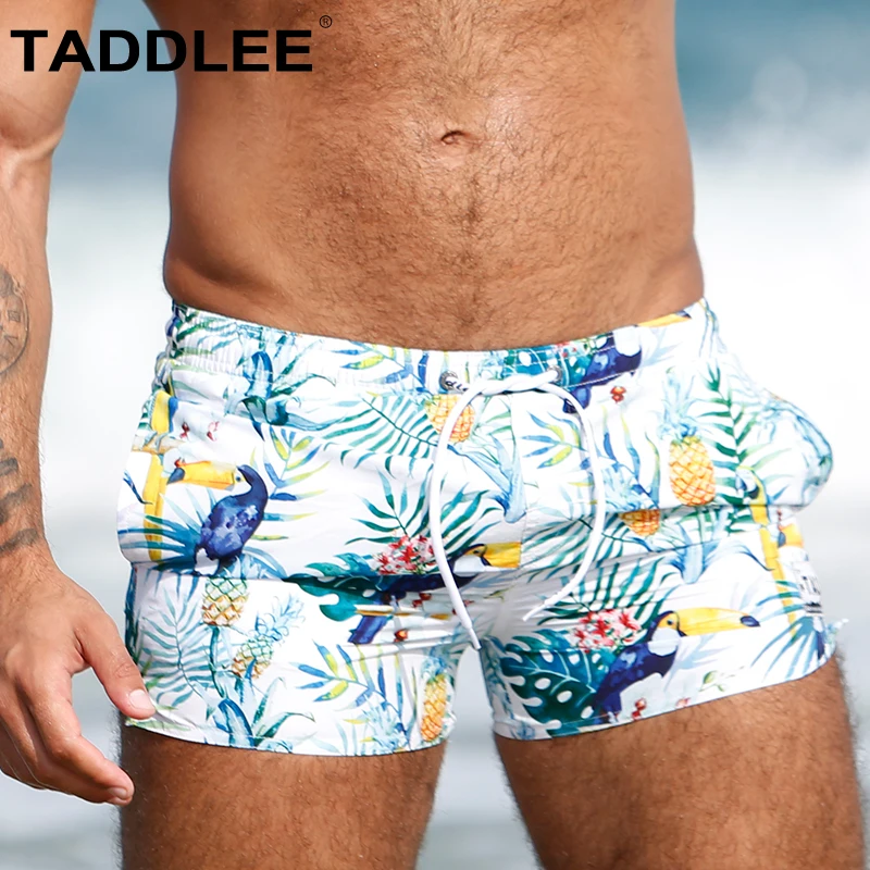 

Taddlee Brand Swimwear Men Swimsuits Boardshorts Sexy Short Beach Board Surf Trunks Boxer Quick Dry Long Swimming Shorts 2019